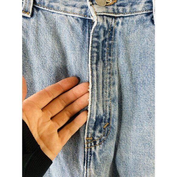 Vintage Y2K Levis 512 Slim Fit Tapered Leg Lightwash JEans USA Womens 14 Short - Picture 7 of 12
